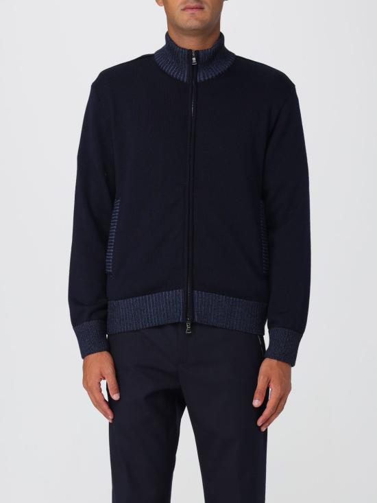 25FW 폴앤샤크 집업 니트 15311205 050 Blue