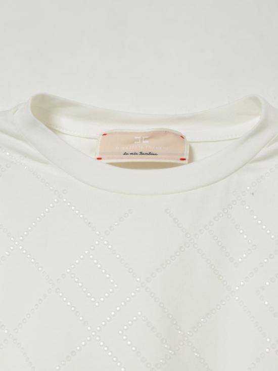 25FW [키즈] 엘리자베타프랜치 티셔츠 EFTS2480JE006 0004 Ivory - ELISABETTA FRANCHI