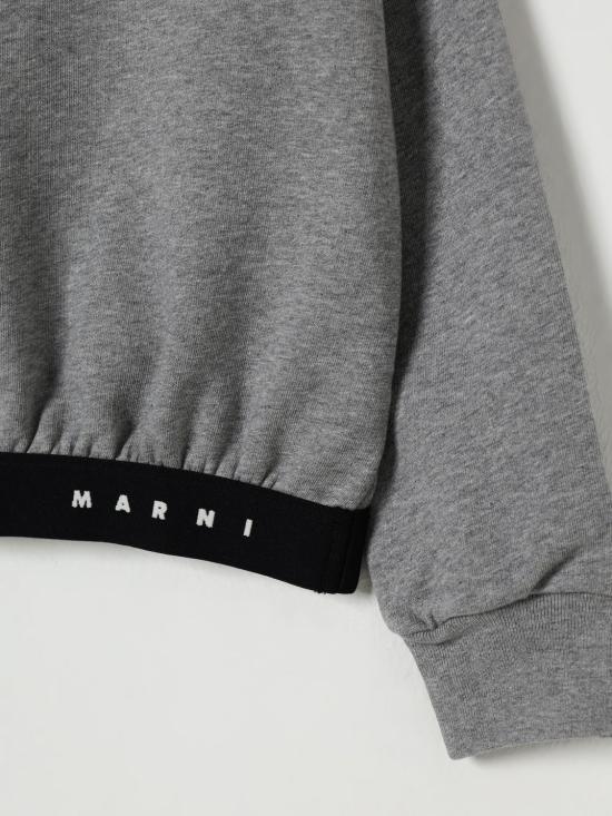 25FW [키즈] 마르니 풀오버 M01552M00V1 0M923 Grey - MARNI
