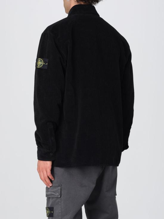 25FW 스톤 아일랜드 긴팔 셔츠 1200012S0212 V0029 Black - STONE ISLAND