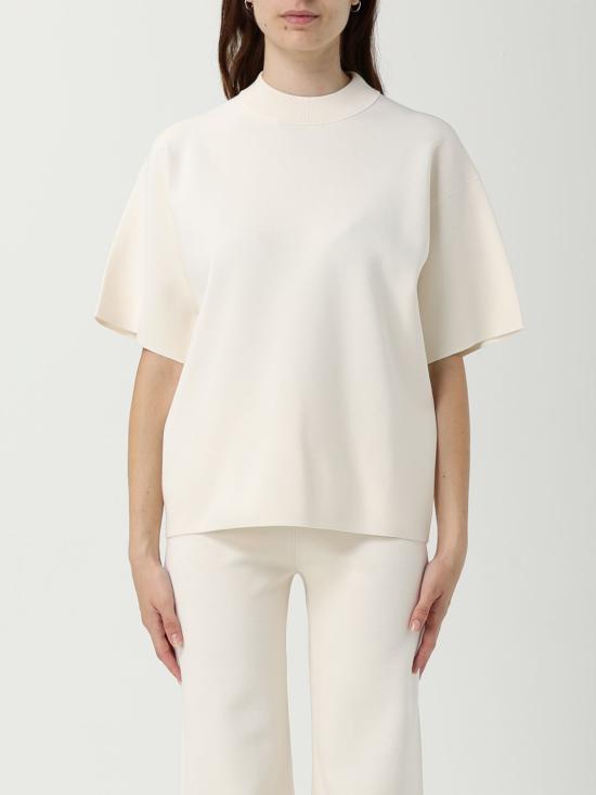25FW 막스마라 스튜디오 반팔 티셔츠 2526366101600 001 White