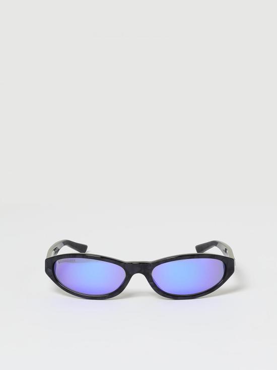 26SS 발렌시아가 선글라스 BB0007S 011 Violet - BALENCIAGA