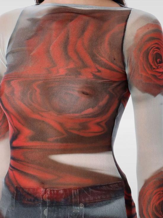 25FW 장 폴 고티에 긴팔 티셔츠 TO352M011P 010230 White - JEAN PAUL GAULTIER