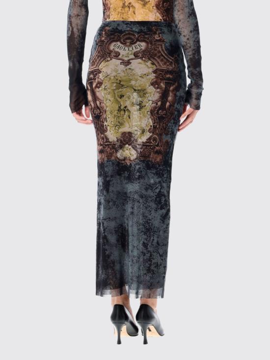 25FW 장 폴 고티에 롱 스커트 2503WSK005M006P 005740 Multicolor - JEAN PAUL GAULTIER