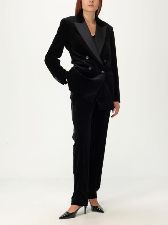 25FW 막스마라 스트레이트 팬츠 2521136231600 007 Black - MAX MARA