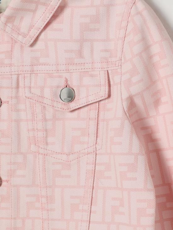 25FW [키즈] 펜디 캐주얼 자켓 JUA250AUKT F0ZKY Pink - FENDI