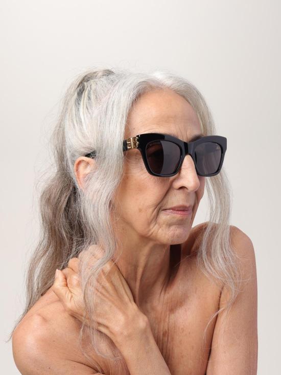 25FW 발렌시아가 선글라스 BB0132S 001 Black - BALENCIAGA