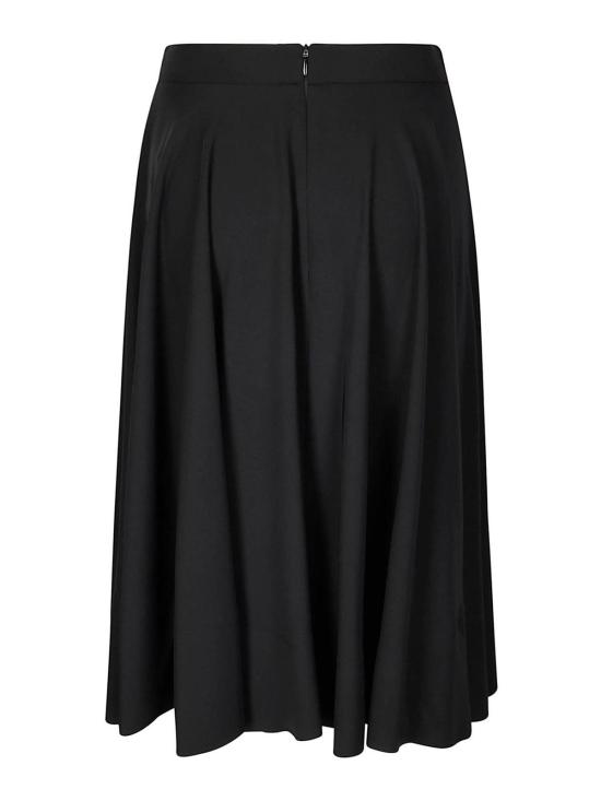 25SS 스테파노 모타리 미디 스커트 U62466 Black - STEFANO MORTARI