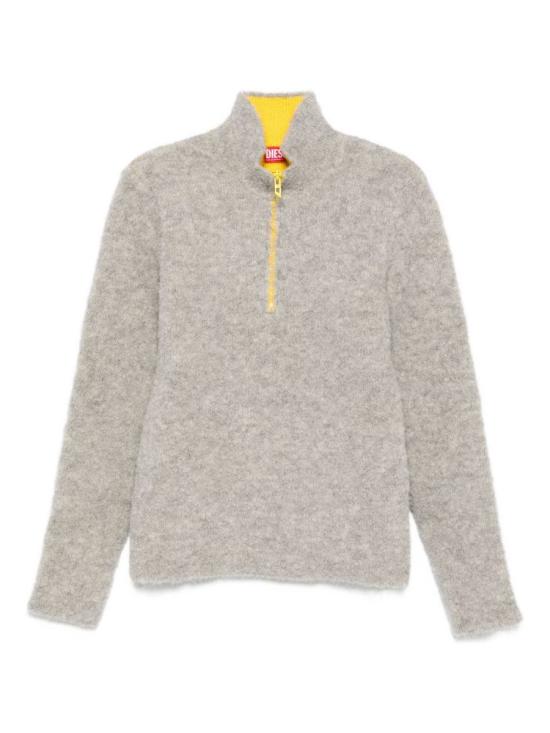 25FW 디젤 집업 니트 A21443 0CECY 912 GREY