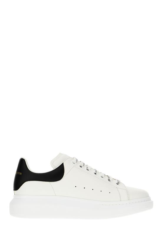 26FW 알렉산더 맥퀸 오버사이즈 드 스니커즈 553680WIAIG 9061 WHITE BLACK
