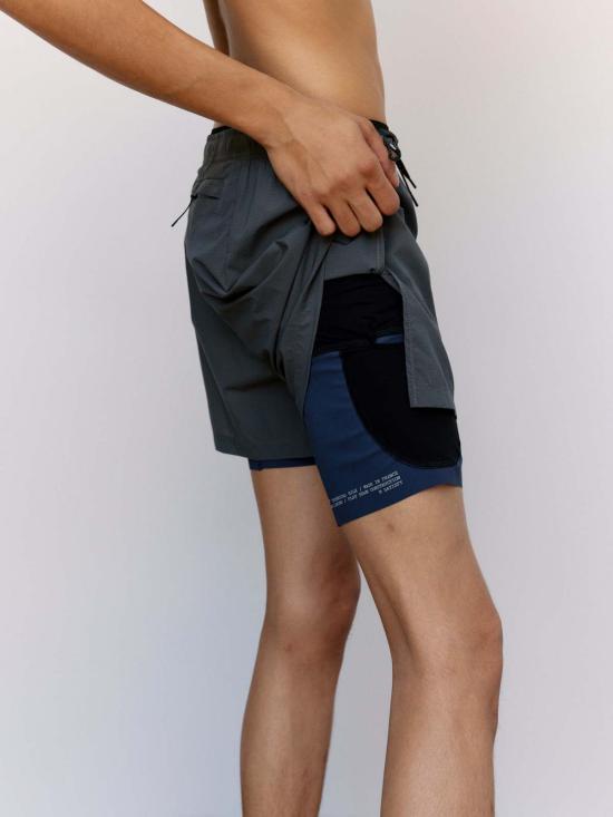  새티스파이 숏팬츠 Satisfy Stone Cordura Tech Silk 8인치 반바지 - SATISFY