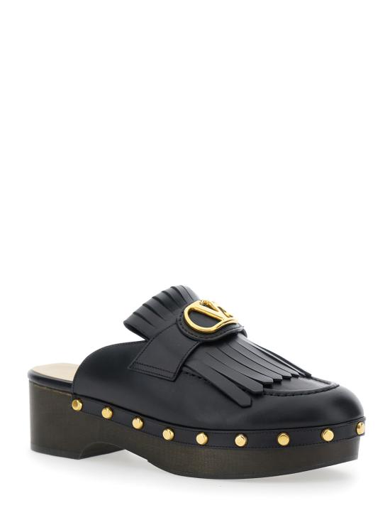 25SS 발렌티노 가라바니 뮬/슬리퍼 6W2S0KY6YHJ0NO Black - VALENTINO GARAVANI