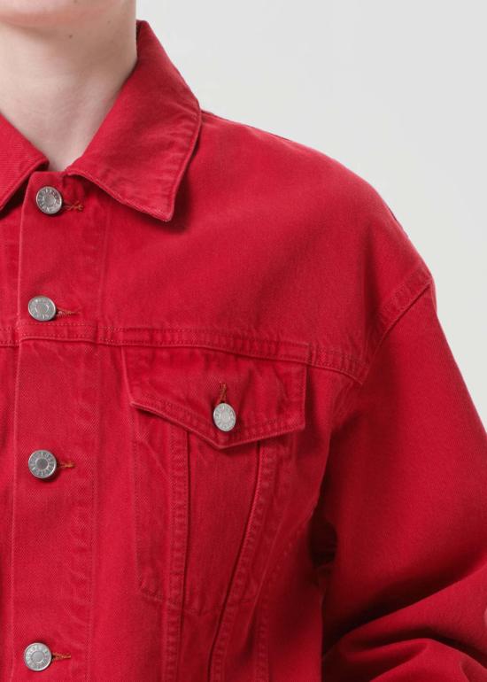  에이골디 데님 자켓 아골드 래들리 재킷 토마토 - AGOLDE