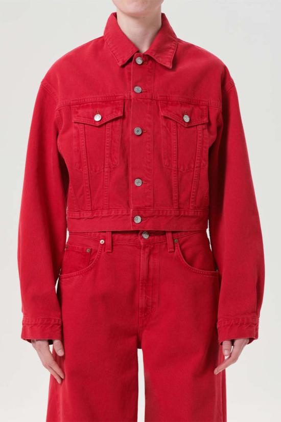 에이골디 데님 자켓 아골드 래들리 재킷 토마토