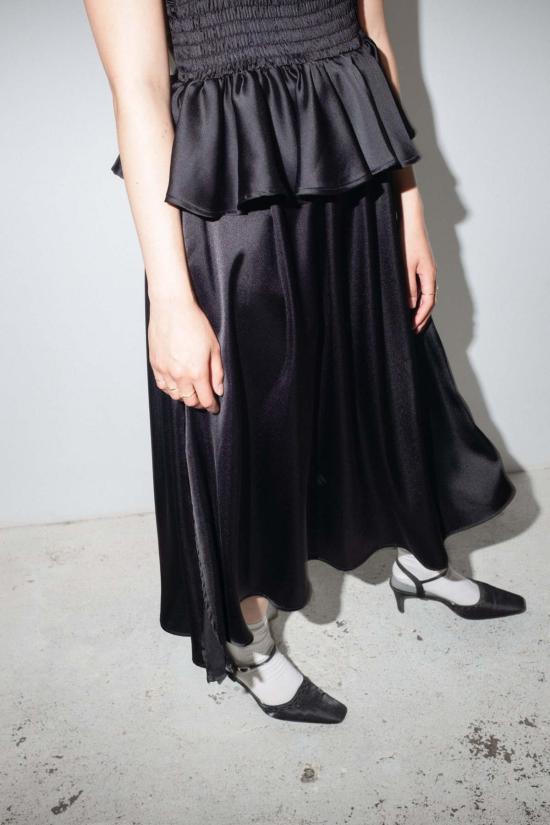  et Tigre 롱 원피스 에티그레 우나 드레스 블랙 - OTHER BRANDS