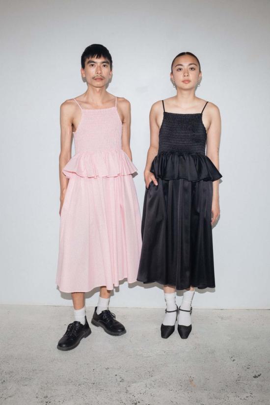  et Tigre 롱 원피스 에티그레 우나 드레스 블랙 - OTHER BRANDS