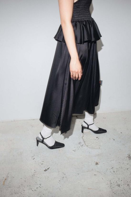  et Tigre 롱 원피스 에티그레 우나 드레스 블랙 - OTHER BRANDS