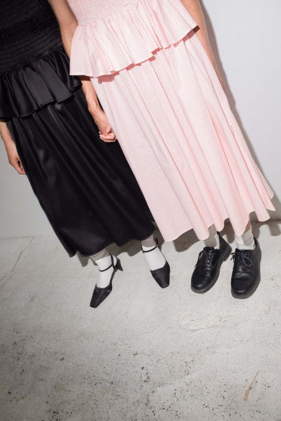  et Tigre 롱 원피스 에티그레 우나 드레스 블랙 - OTHER BRANDS