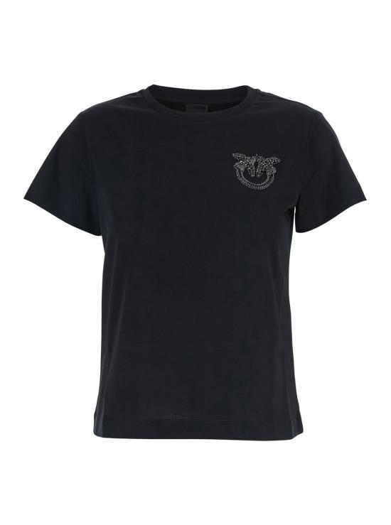 25FW 핑코 반팔 티셔츠 103320A2RNZ99 Black