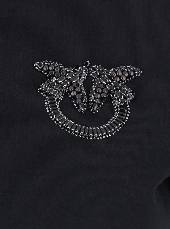 25FW 핑코 반팔 티셔츠 103320A2RNZ99 Black - PINKO