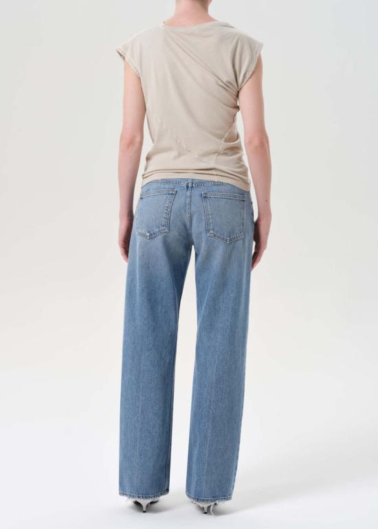  에이골디 데님 팬츠 아골드 로우라이즈 루즈 진 볼트 - AGOLDE