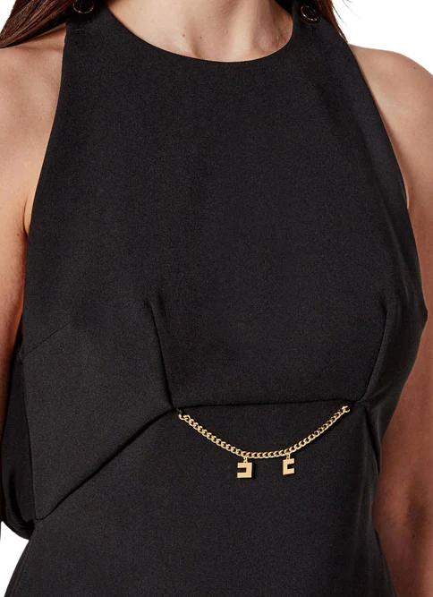 25FW 엘리자베타프랜치 숏 원피스 AB80856E2110 Nero Black - ELISABETTA FRANCHI