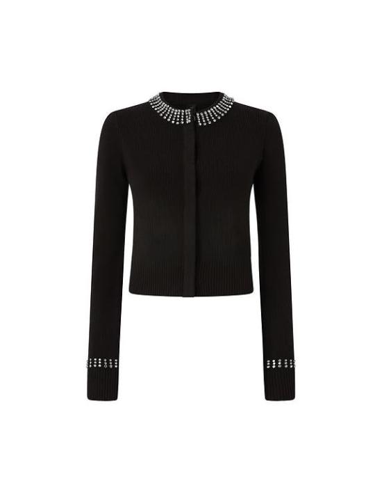 25FW 핑코 가디건 105686 A2S4Z99 NERO LIMOUSINE Black