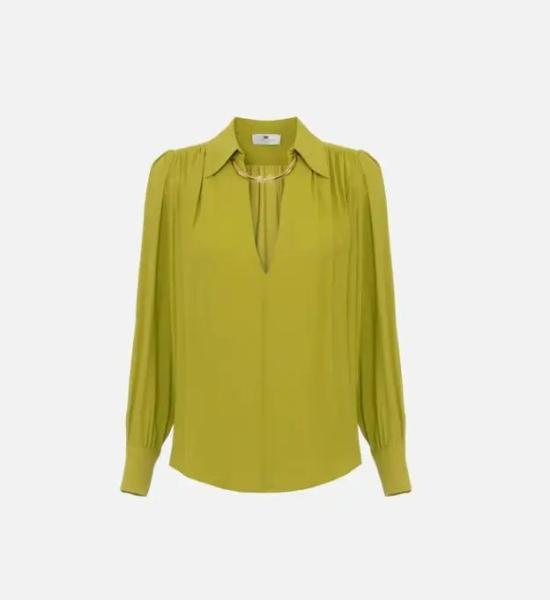 25FW 엘리자베타프랜치 블라우스 CA12356E2EA9 Iguana GREEN