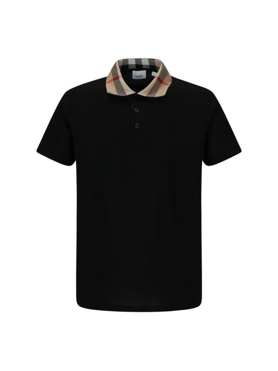 26SS 버버리 코튼 폴로 셔츠  8071620 A1189 Black