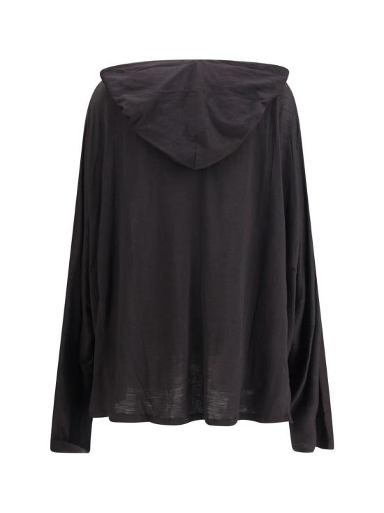 25FW 릭 오웬스 긴팔 셔츠 RR02E1502JSW 09 Black - RICK OWENS