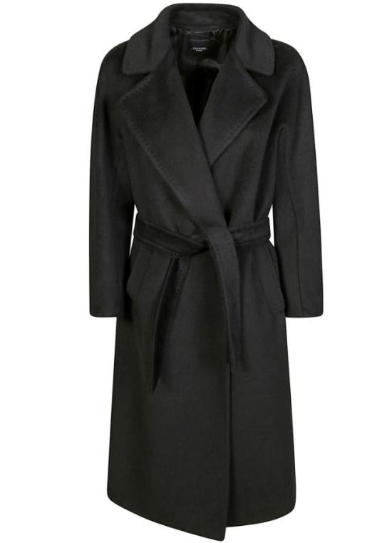 25FW 위켄드막스마라 코트 2525016082600001 NERO Black