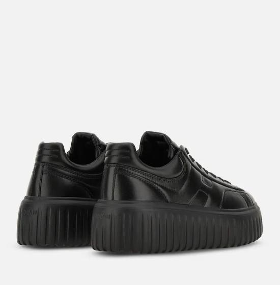 25FW 호간 H-스트라이프 스니커즈 HXW6450FC60LE999999999 Black - HOGAN