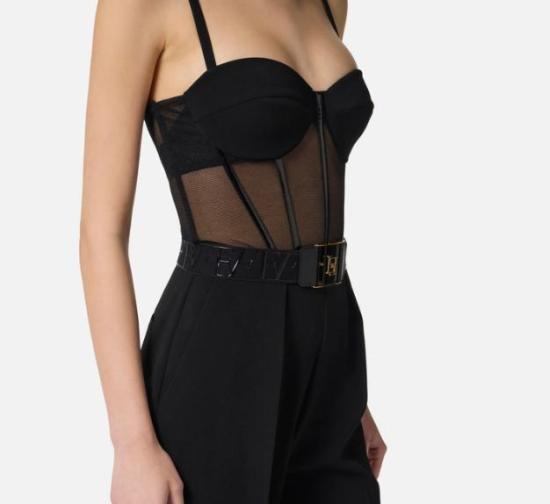 25FW 엘리자베타프랜치 숏팬츠 TU05756E2110 Nero Black - ELISABETTA FRANCHI