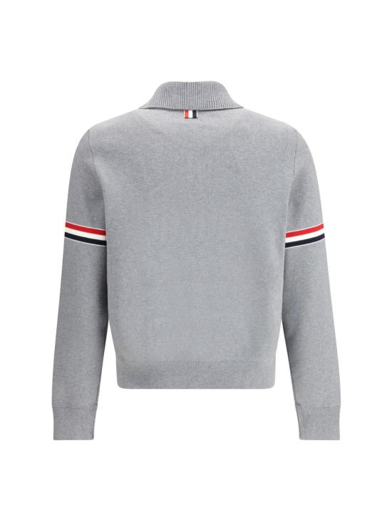 25FW 톰브라운 집업 니트 MKJ076AY3007 055 GREY - THOM BROWNE