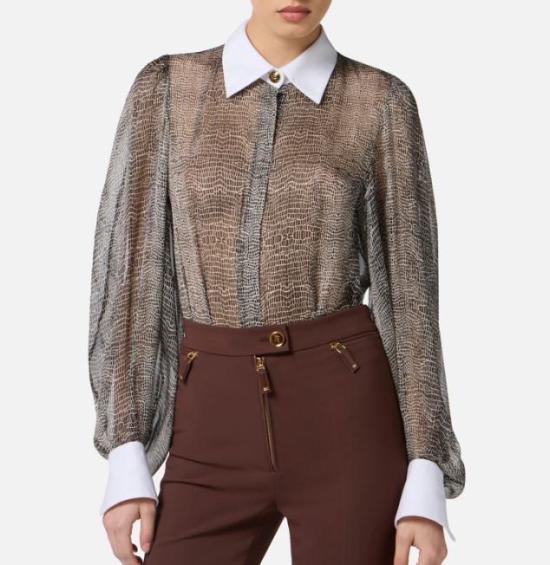 25FW 엘리자베타프랜치 바디수트 티셔츠 CB00657E2110 Nero Black - ELISABETTA FRANCHI