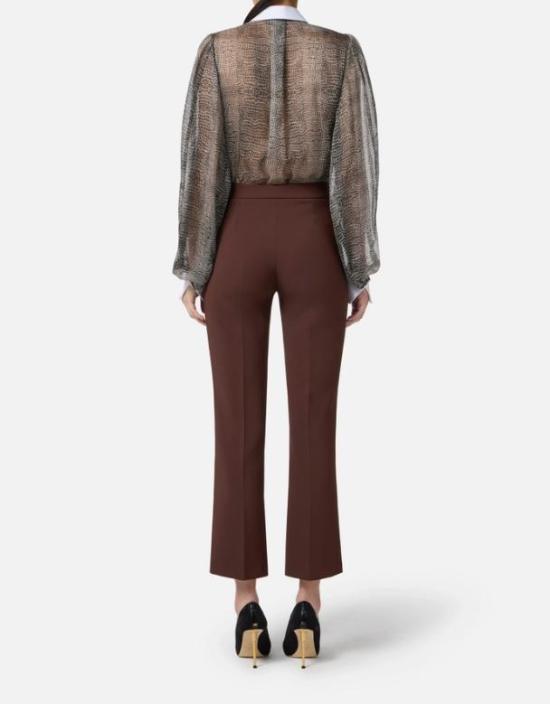 25FW 엘리자베타프랜치 바디수트 티셔츠 CB00657E2110 Nero Black - ELISABETTA FRANCHI