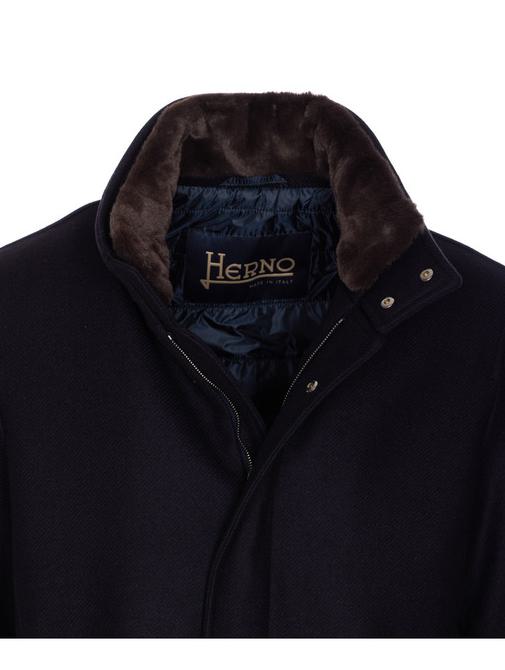 25FW 에르노 코트 CA000214U 33432R9290 Blu Scuro BLUE - HERNO