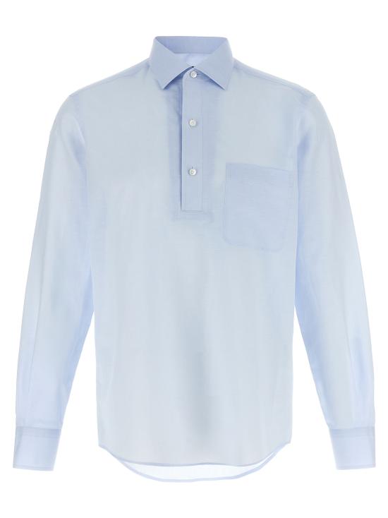 25SS 에르메네질도제냐 긴팔 셔츠 UFX37A9SRF13011 Light Blue