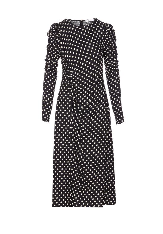 25FW 마 데 마가리타스 미디 원피스 MMABW01290 NE101 Black