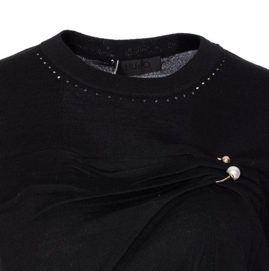 25FW 리우조 스웨터 CF5040MA82O 22222 Black - LIU JO