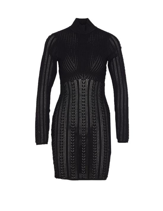 25FW 리우조 미디 원피스 CF5083MS46M 22222 Black