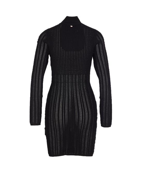 25FW 리우조 미디 원피스 CF5083MS46M 22222 Black - LIU JO