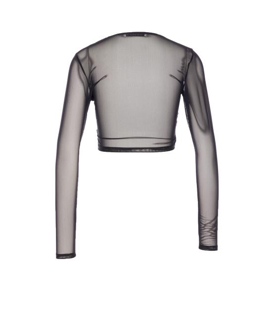 25FW 마 데 마가리타스 긴팔 티셔츠 MMABW01360 NE01 Black - MAR DE MARGARITAS