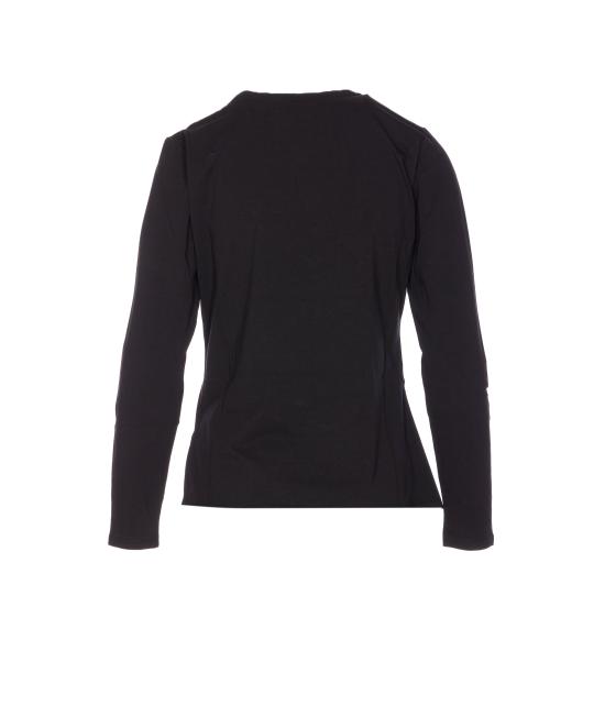 25FW 리우조 긴팔 티셔츠 TF5169JS003 M9910 Black - LIU JO