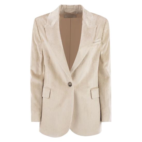 25FW 페세리코 수트 자켓 S01704 LIGHT BEIGE