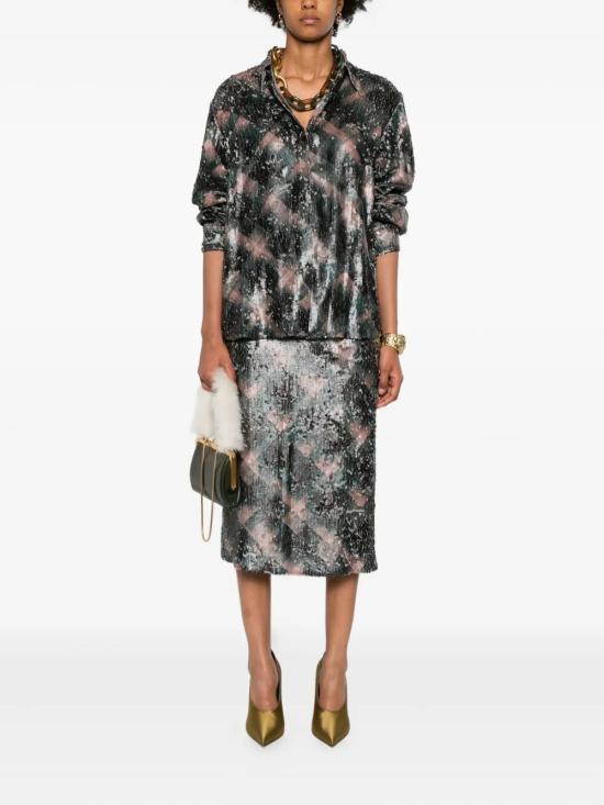 25FW 드리스 반 노튼 블라우스 0107632316 605 BOTTLE - DRIES VAN NOTEN