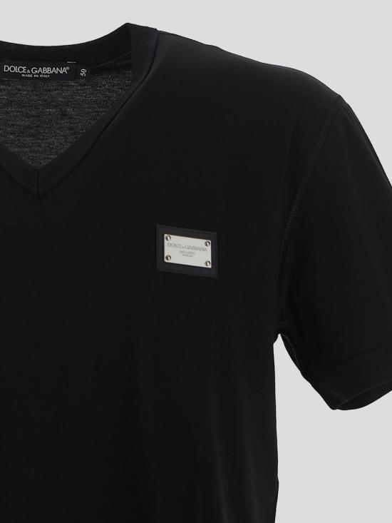  돌체앤가바나 반팔 티셔츠 G8PT2TG7F2IN0000 Black - DOLCE & GABBANA