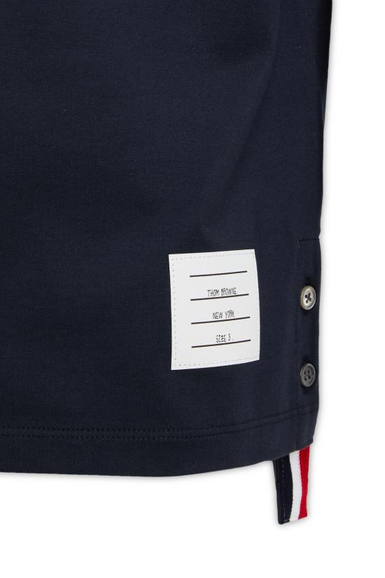 26SS 톰브라운 반팔 티셔츠 MJS010A01454 415 Blu - THOM BROWNE