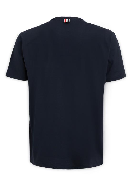 26SS 톰브라운 반팔 티셔츠 MJS010A01454 415 Blu - THOM BROWNE