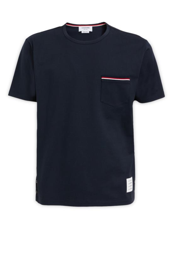 26SS 톰브라운 반팔 티셔츠 MJS010A01454 415 Blu